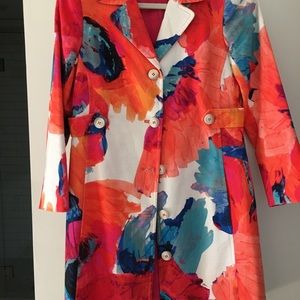 Trina Turk spring 3/4 length jacket